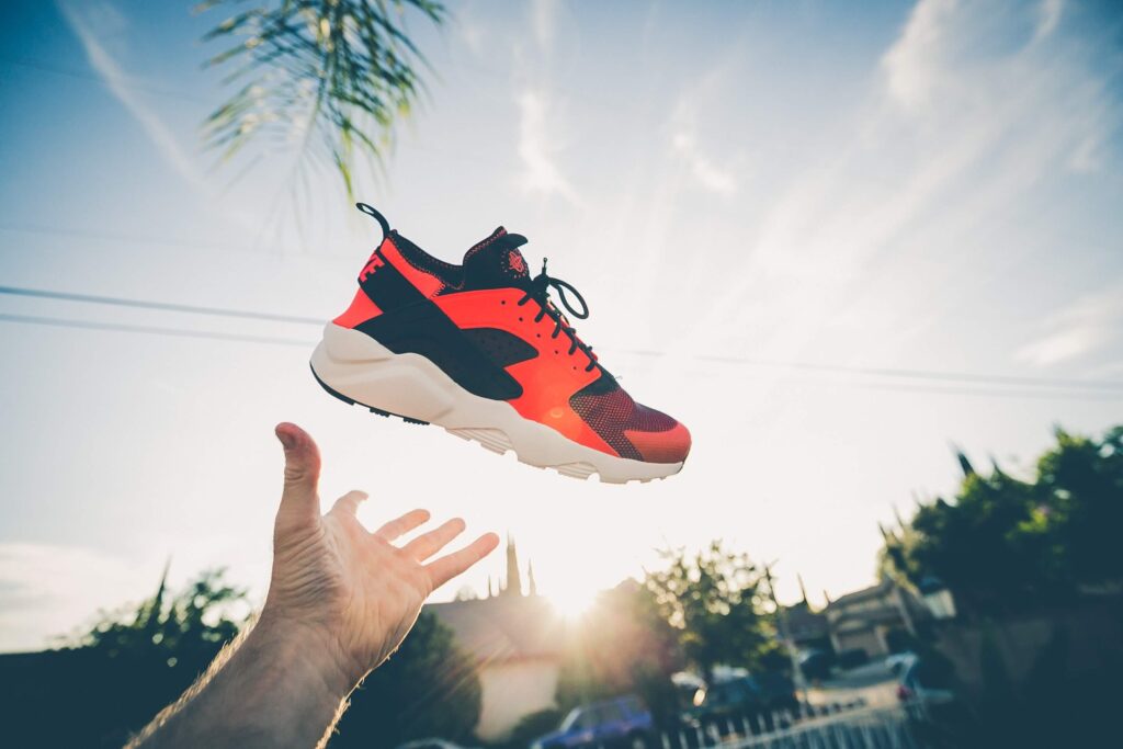 the tennis shoe