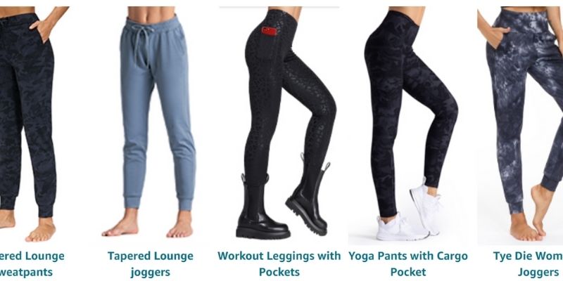 THE GYM PEOPLE Leggings for Women with Pocket