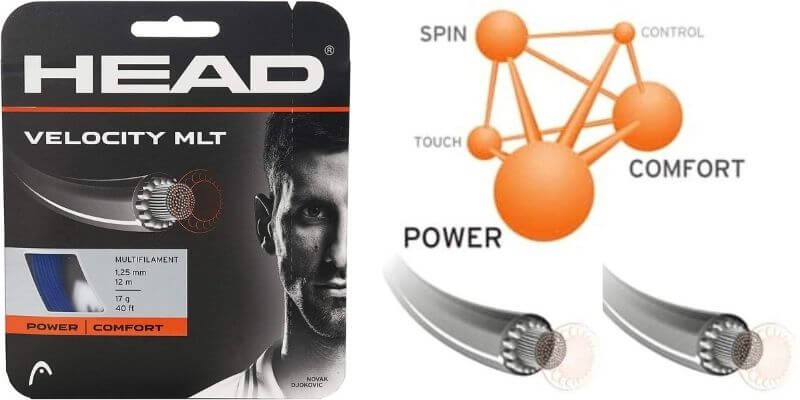 HEAD Velocity MLT Tennis Racket String