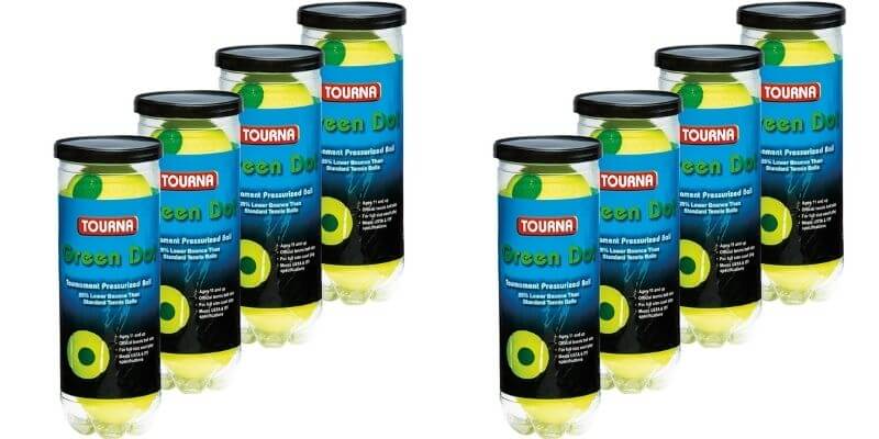 Tourna Green Dot Tennis Balls