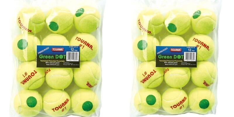 Tourna Green Dot Low Compression Tennis Ball