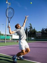 Tennis racket shot